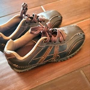 Falls creek boys brown shoes size 1